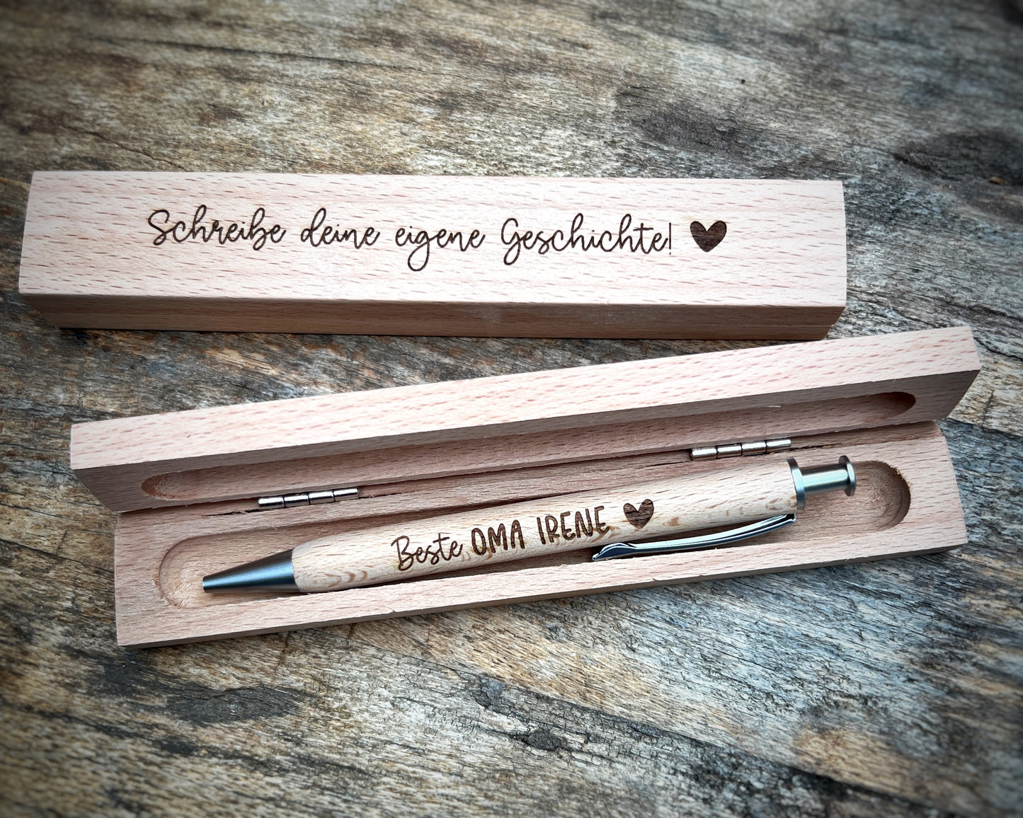 Kugelschreiber inkl. Holzbox
