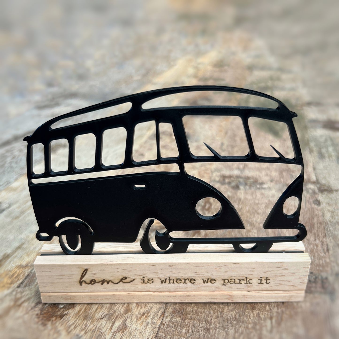 Bulli / Bus für Campingfreunde aus Acryl